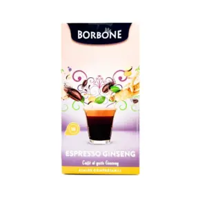 18 paduri Cafea Borbone Espresso Ginseng