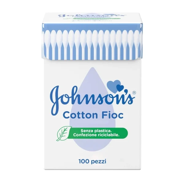 Betisoare Igienice Johnson's Baby din bumbac 200buc