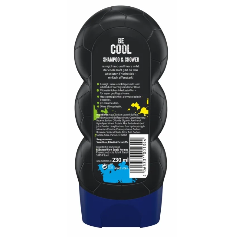 Gel de Dus si Sampon Bübchen 2in1 Be Cool 230ml