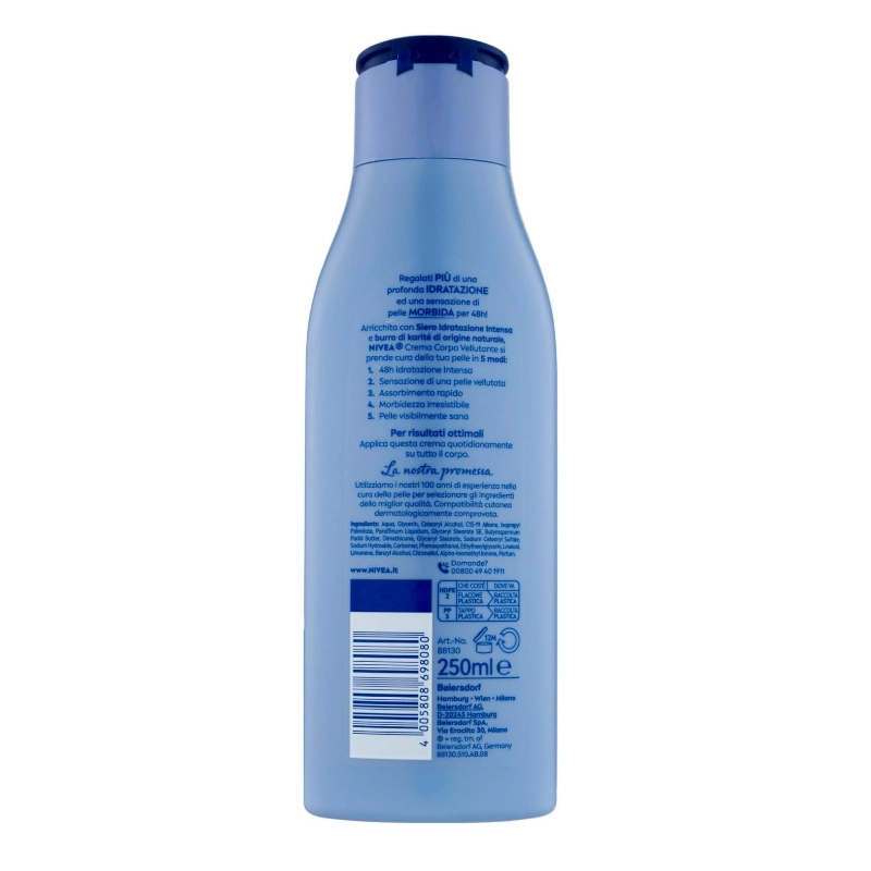 Lotiune de Corp Nivea Vellutante 250ml