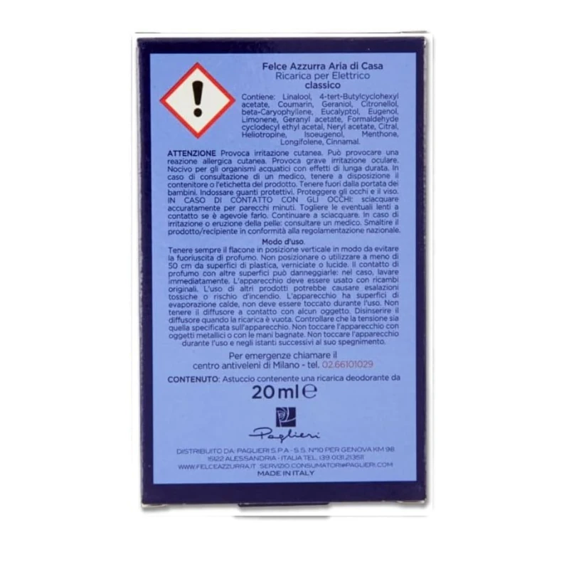 Rezerva Odorizant Electric Felce Azzura Classico
