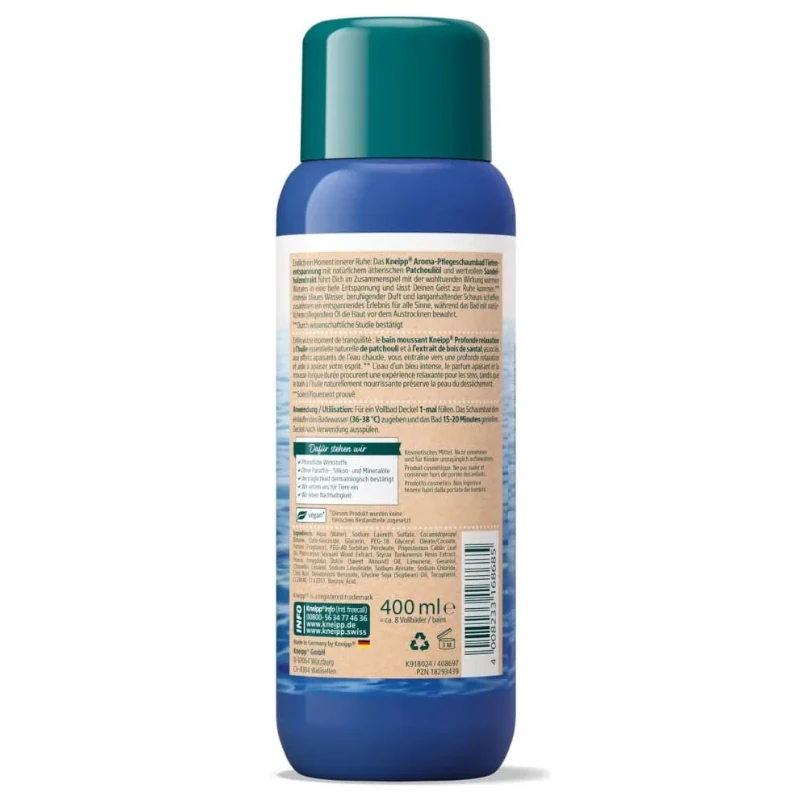 Spuma de baie Kneipp Deep Relaxation 400ml