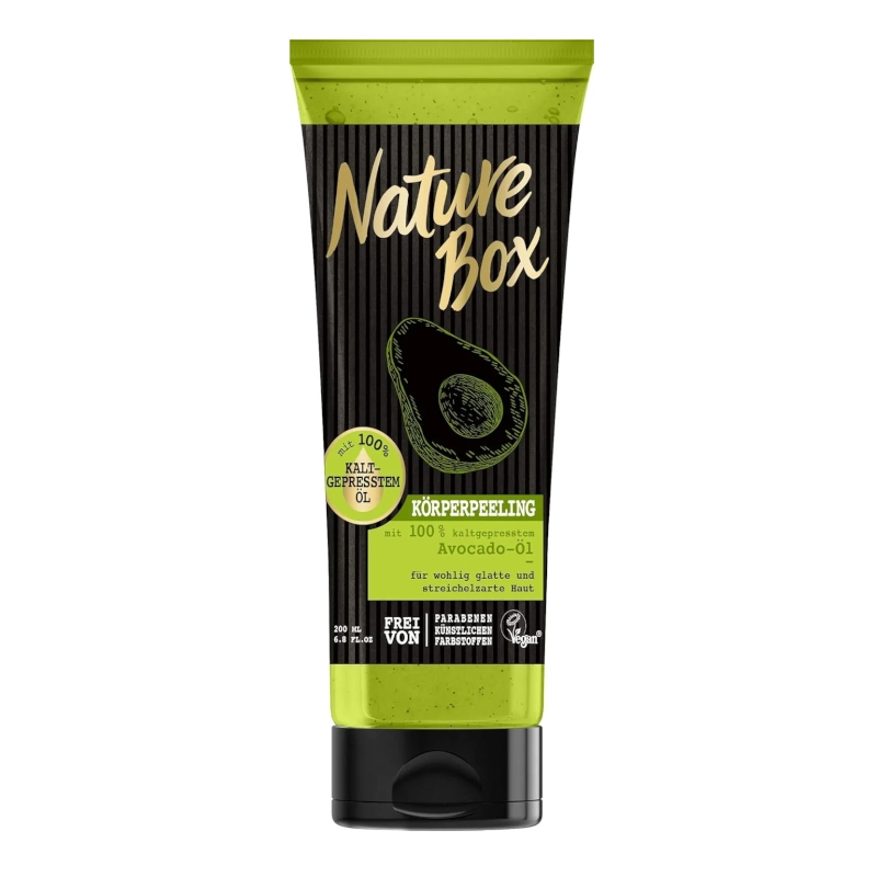 Exfoliant Corp Nature Box cu Ulei de Avocado 200ml