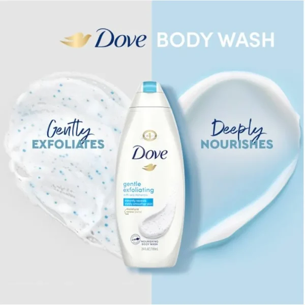 Gel de dus Dove cu Minerale Exfoliante 250ml