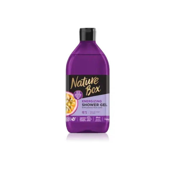 Gel de dus Nature box cu fructul pasiunii 385ml