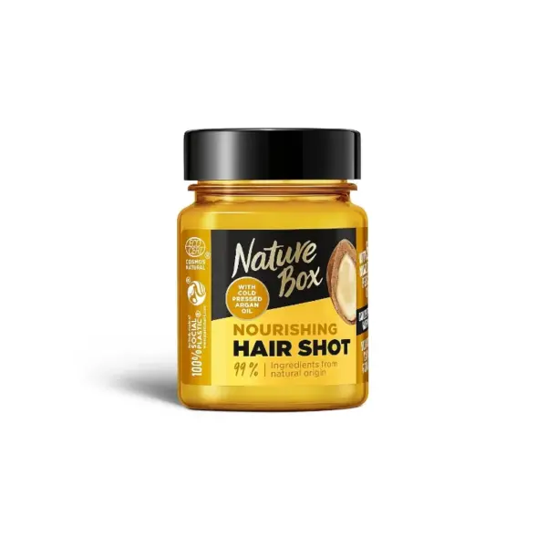 Masca nutritiva de par Nature Box cu ulei de argan Hair Shot 60ml