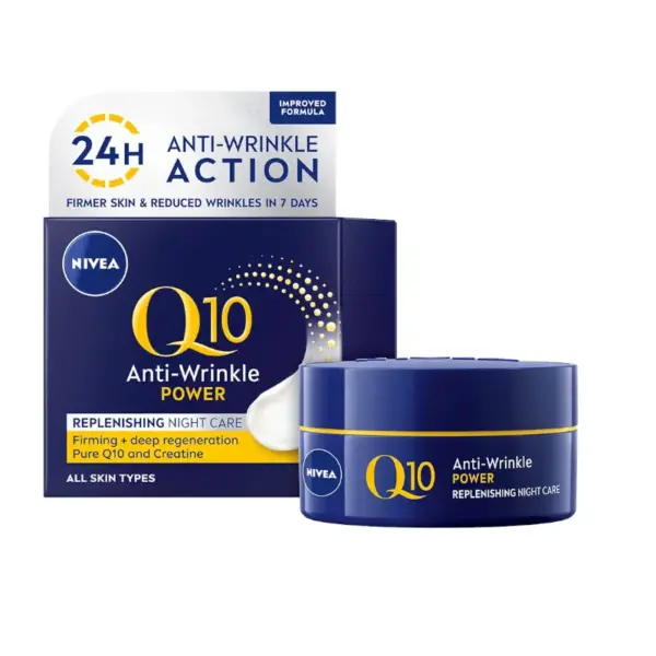 Crema de noapte Anti-Rid Nivea Q10 Power 50ml