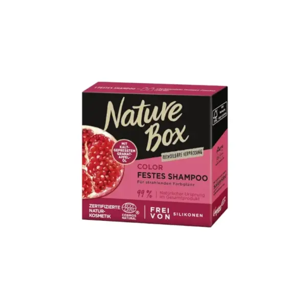 Sampon solid color cu ulei de rodie Nature box 85g