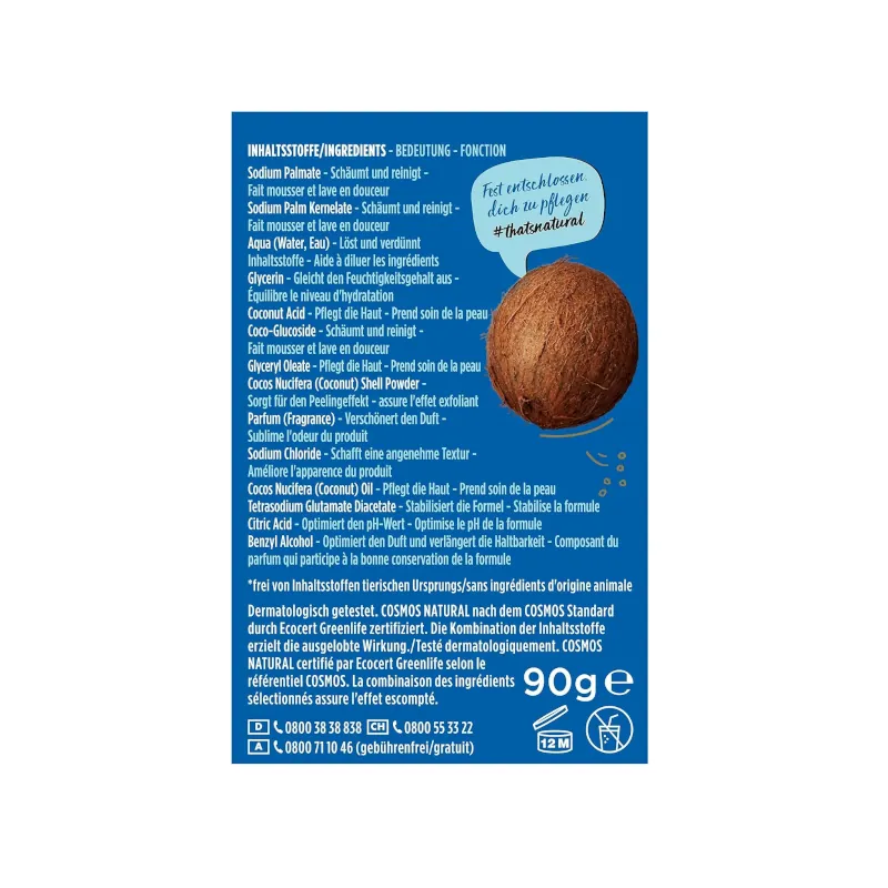 Sapun Solid Nature Box cu Cocos 100g