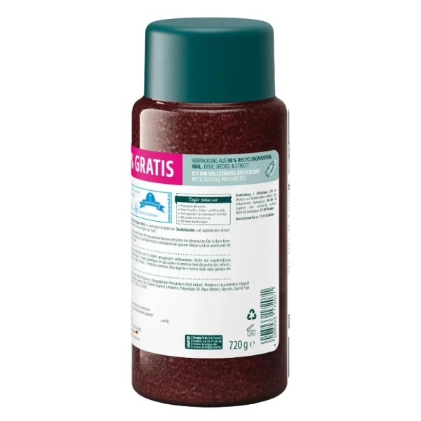 Sare de baie Kneipp Benefica pentru Spate Rücken Wohl 720g
