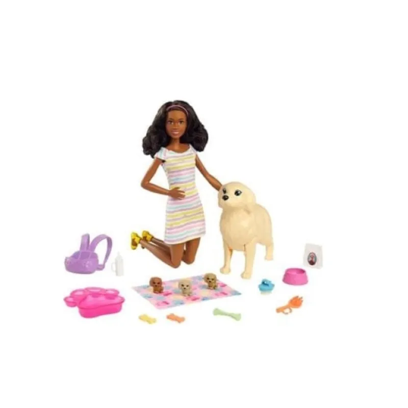 Set-de-joaca-Barbie-si-Catelusii-Mattel-cu-accesorii.webp