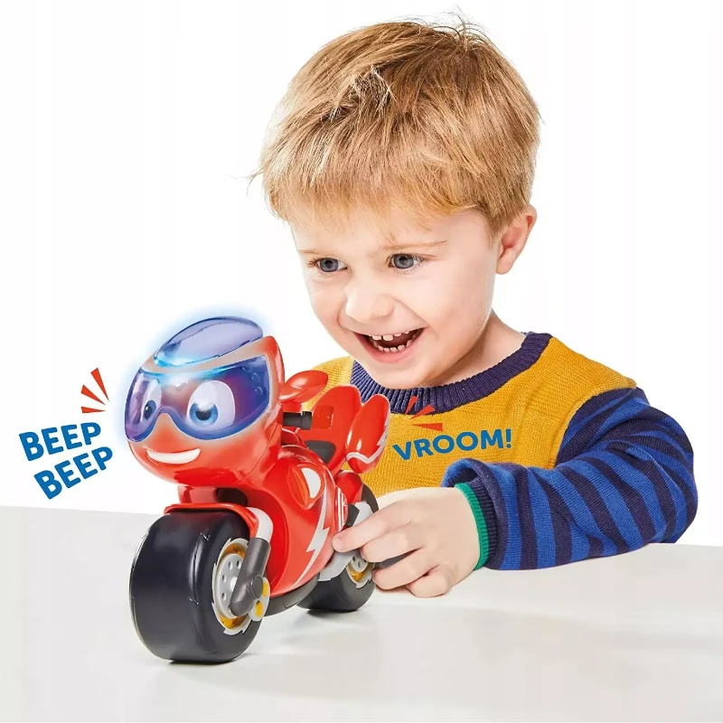 Motocicleta Tomy Ricky Zoom cu Lumini si Sunete