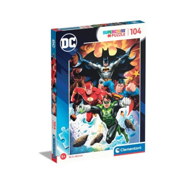 Clementoni-puzzle-supereroii-DC-Comics-104-piese.webp