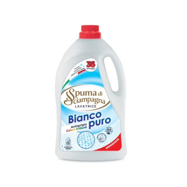 Detergent lichid Spuma di Sciampagna Bianco Puro 36 spalari 1620ml
