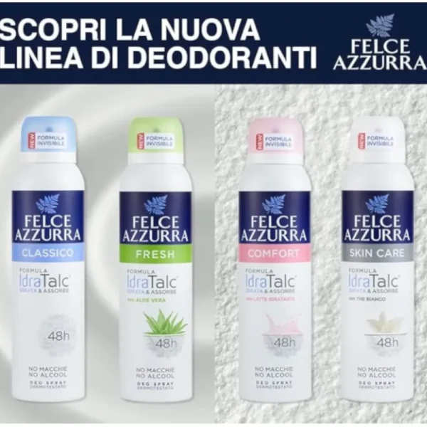 Deodorant Spray Felce Azzurra Skin Care 150ml