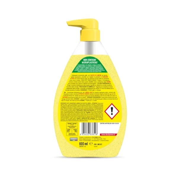 Detergent Vase Dual Power Carbon Plus Lamaie 600ml