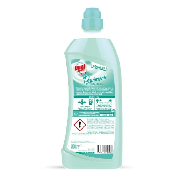 Detergent pentru Pardoseli Dual Power Mar Verde si Iasomie 1L