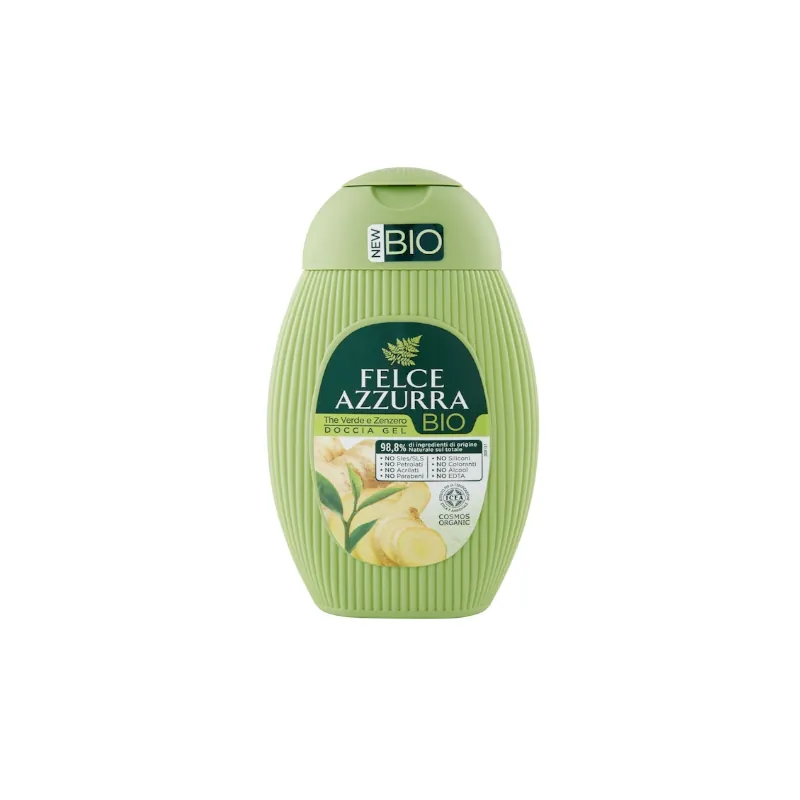 Gel de dus Bio Felce Azzurra Ceai Verde si Ghimbir 250ml