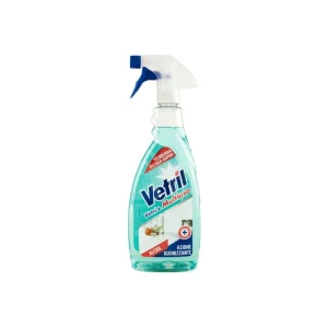 Solutie Igienizanta Pentru Geamuri si Suprafete Mici Vetril cu Alcool, 650 ml