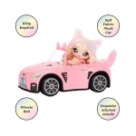 Masina Plus Na! Na! Na! Surprise Decapotabila Soft Plush Kitty