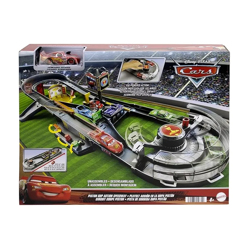 Pista de Curse Mattel Cars Plastic Multicolor