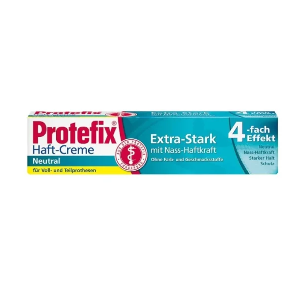Crema Adeziva Protefix Extra Forte Neutral pentru Proteze