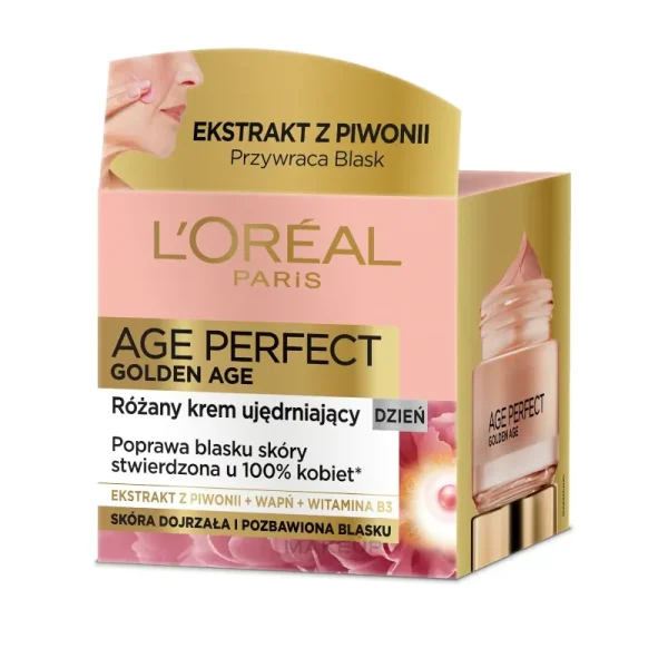 Crema de zi L`Oreal Paris Age 60+ Perfect Golden Age Rosy Care