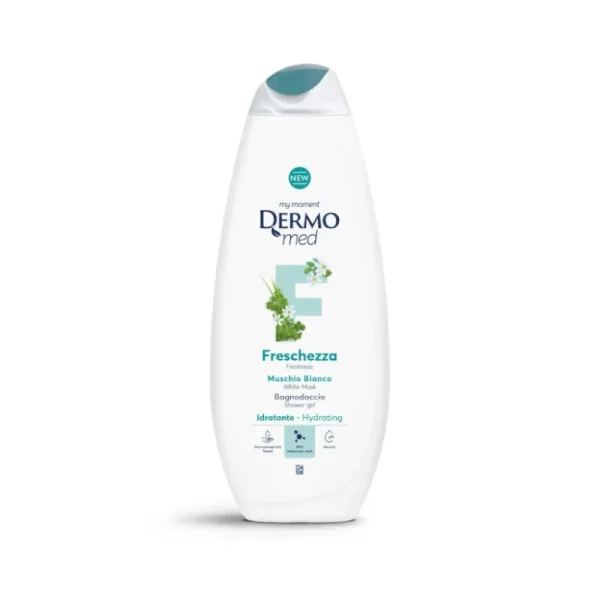 Gel de dus cu Mosc alb Dermomed Freschezza 450ml