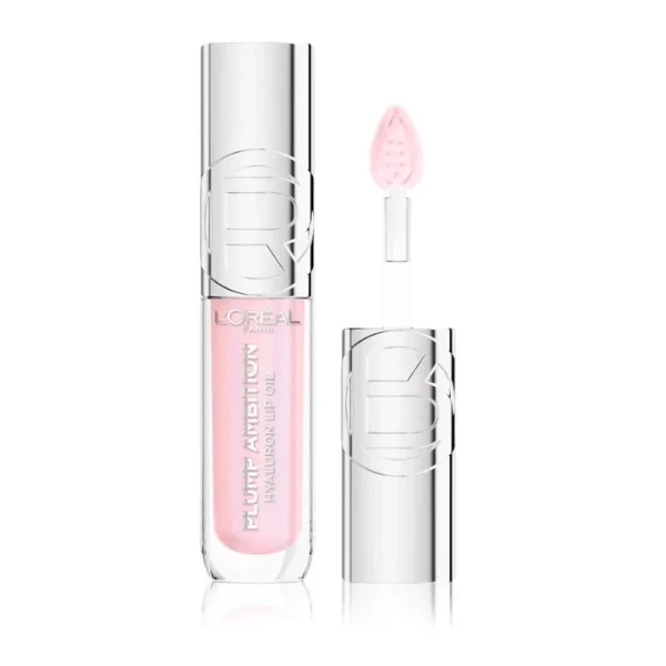 Luciu de buze L`Oréal Paris hidratant Plump Ambition Hyaluron Lip Oil 101 Crystal Clear 5ml