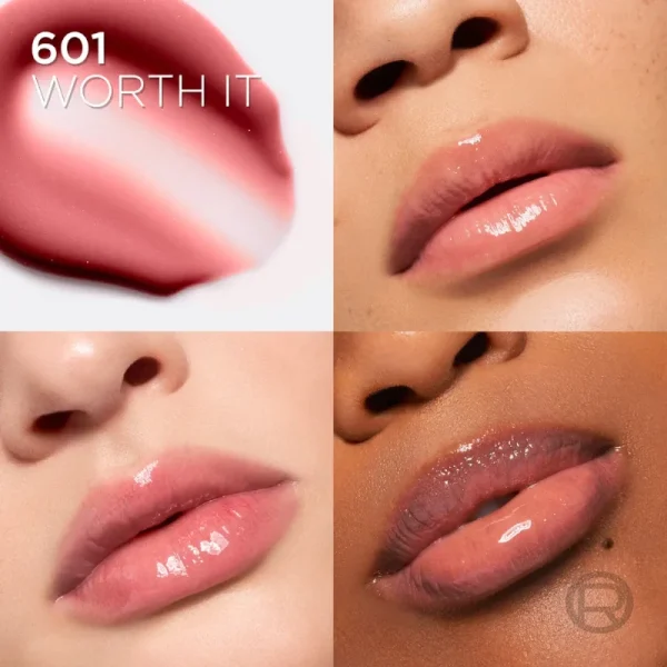 Luciu de buze L`Oréal Paris hidratant Plump Ambition Hyaluron Lip Oil 601 Worth It 5ml