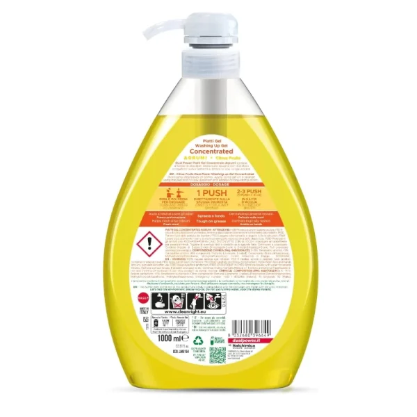 Detergent de vase concentrat Dual Power Citrice 1L