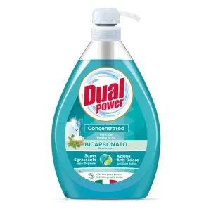 Detergent de vase concentrat Dual Power Salvie si Bicarbonat 1L