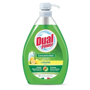 Detergent de vase concentrat Dual Power cu Lamaie 1L