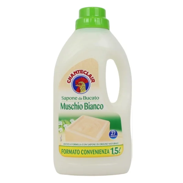 Detergent lichid Chante Clair Cu Mosc Alb 27 spalari 1.5L