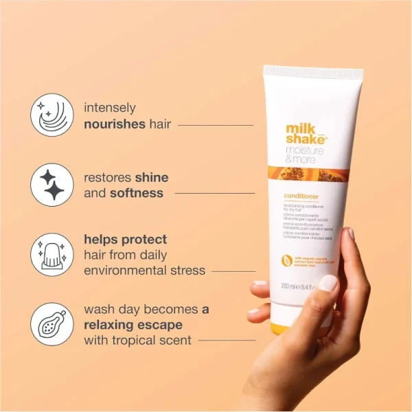 Balsam Milk Shake Moisture & More Hidratant pentru Par Uscat 250ml