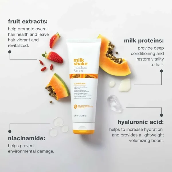 Balsam Milk Shake Moisture & More Hidratant pentru Par Uscat 250ml