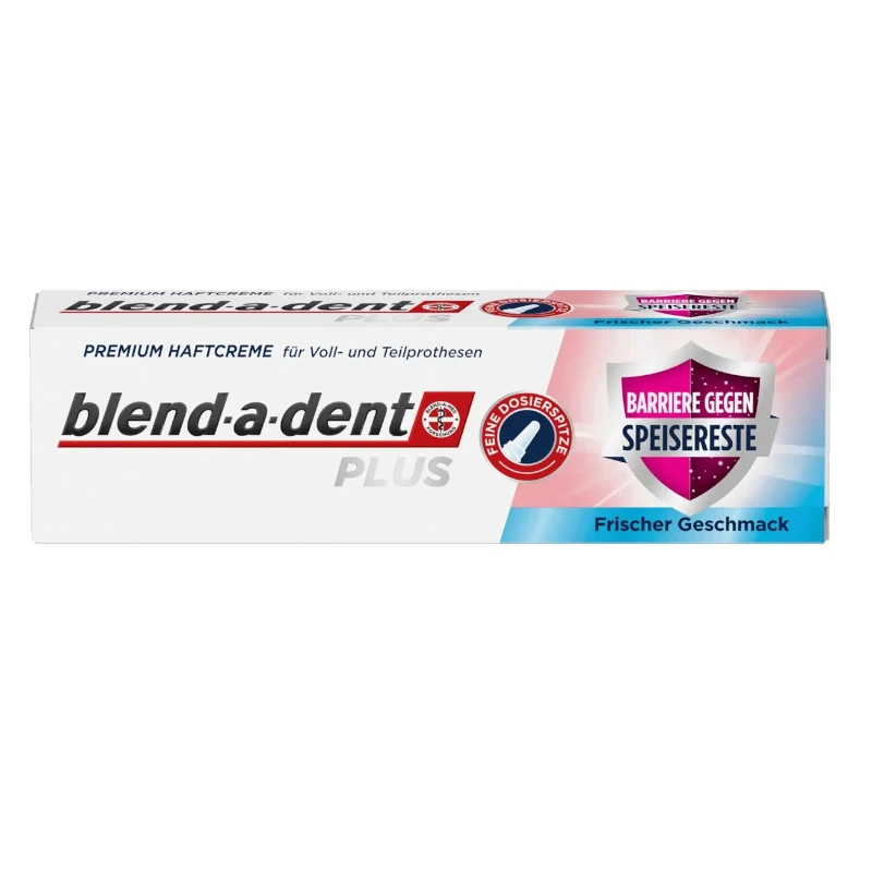 Crema Adeziva Blen-a-Dent Plus Premium pentru fixarea protezelor dentare 40g